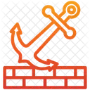 Sign Anchor Chain Icon