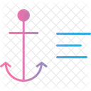 Anchor Marine Ship Icon