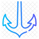 Anchor Steel Ship Icon
