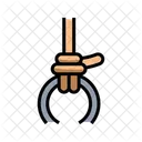 Anchor Hitch Fisherman Icon