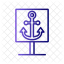 Anchor Signboard  Icon