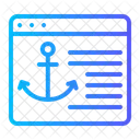 Anchor text  Icon