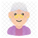 Mujer Abuela Anciano Icono