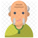 Avatar Hombre Anciano Icono