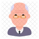 Viejo Abuelo Ancianos Icono