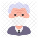 Anciano Avatar Hombre Icono