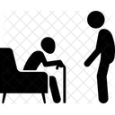 Anciano sentado  Icono