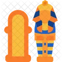 Ancient Burial Coffin Icon