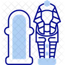 Ancient Burial Coffin Icon