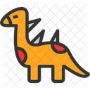 Ancient Animal Brachiosaurus Icon