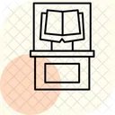 Ancient Book Minimal Outline Icon