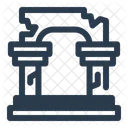 Ancient City Ruins Discovery Icon