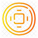 Ancient Coin Chinese Coin Cultures Icon