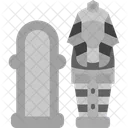 Ancient Burial Coffin Icon