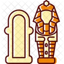 Ancient Burial Coffin Icon