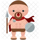 Ancient Roman Man Icon