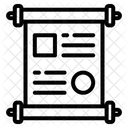 Ancient scroll  Icon