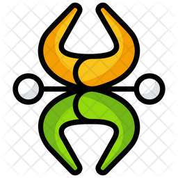 Ancient Symbol Icon - Download in Colored Outline Style