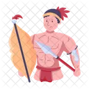 King Warrior Battle Warrior Ancient Warrior Icon