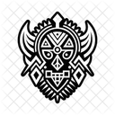Ancient Warrior Artwork Tribal Icon