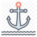 Ancla Simbolo Nautico Simbolo De La Marina Icono
