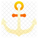 Ancora Pirata Navio Ícone