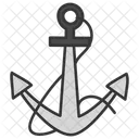 Ancora Ancora De Barco Ancora De Navio Icon