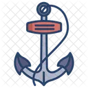 Ancora Marinha Navio Ícone