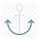 Ancora Nautico Marinho Ícone