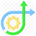 Change Management Entwicklung Transformation Symbol