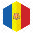 Andorra Country Flag Icon