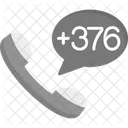 Andorra Dial Code  Icon