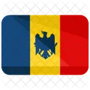 Andorre Drapeau Pays Icône