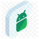 Android Isometric Icon