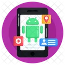 Operating System Mobile App Android Phone Icon