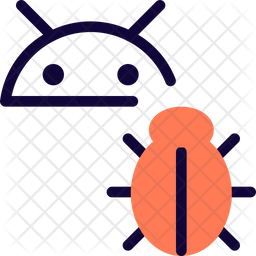 Android Bug Icon - Download in Dualtone Style
