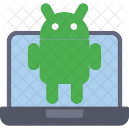 Portátil android  Ícone