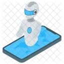 Android Phone Robot Robot Technology Artificial Intelligence Icon