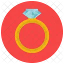 Diamante Anel Noivado Icon