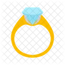 Anel Joias Diamante Icon