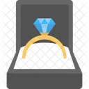 Diamante Anello Fidanzamento Icon