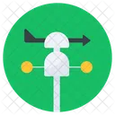 Weather Vane Wind Vane Wind Direction Indicator Icon