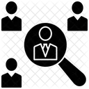 Bedarf Person Finden Job Finden Symbol