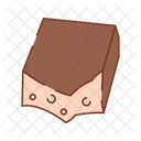Schokoriegel mit herausgebissenem Schokoriegel  Symbol