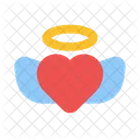Angel Heart Wings Valentine Icon