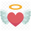 Angel Corazon Amor Icono