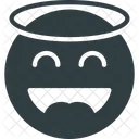 Angel Emoji Face Icon