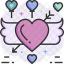 Angel Love Heart Icon