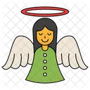 Angel Christmas Avatar Icon