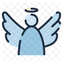 Angel Sign Xmas Icon